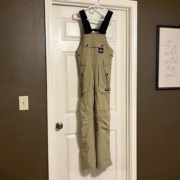 Dope Snow Pants & Jumpsuits Dope Khaki Notorious Bib Snowboard Bib
